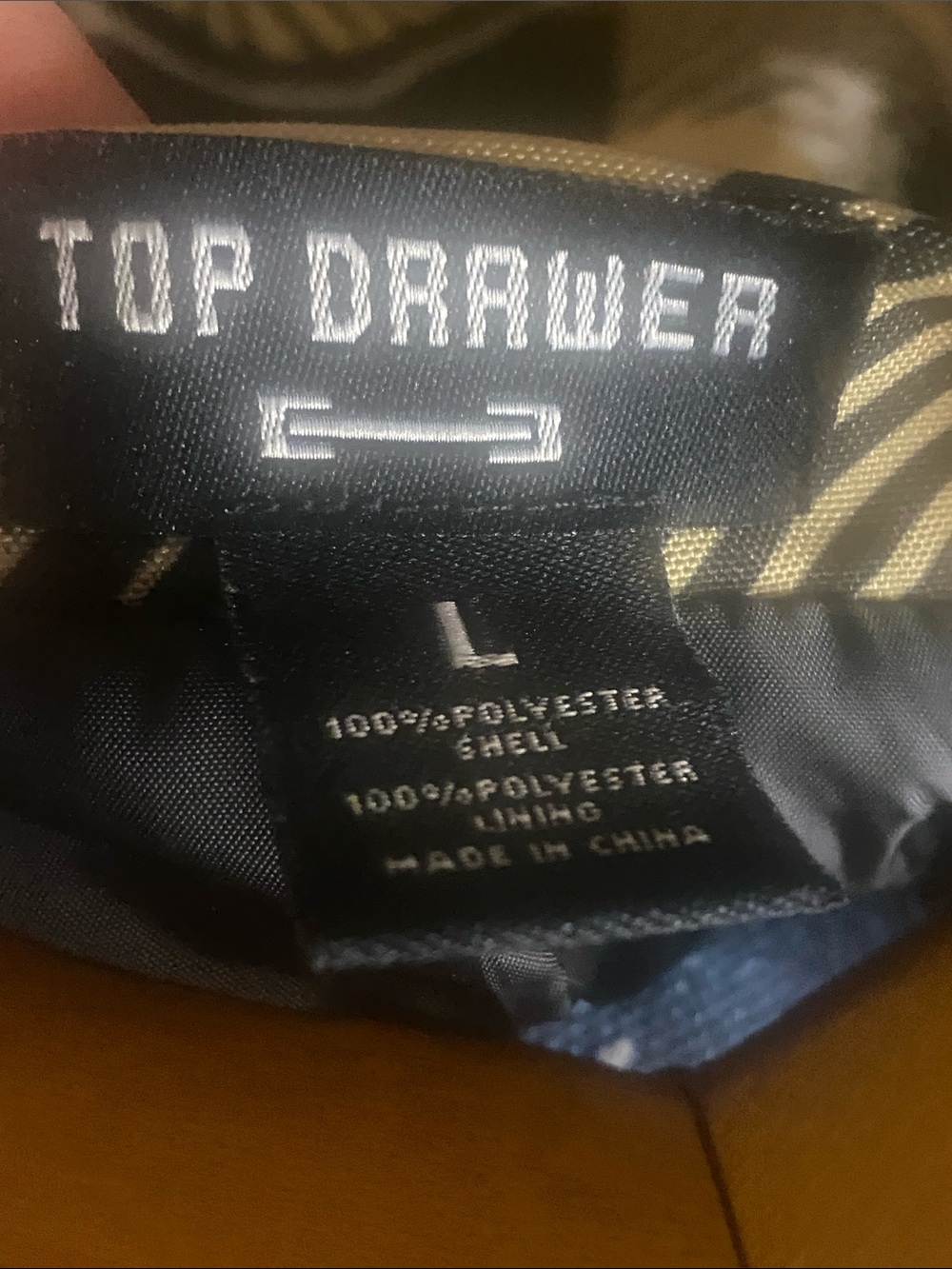 Top Drawer Purdue University Boilermakers Black & Gold Logo Blazer Jacket large - Picture 4 of 6